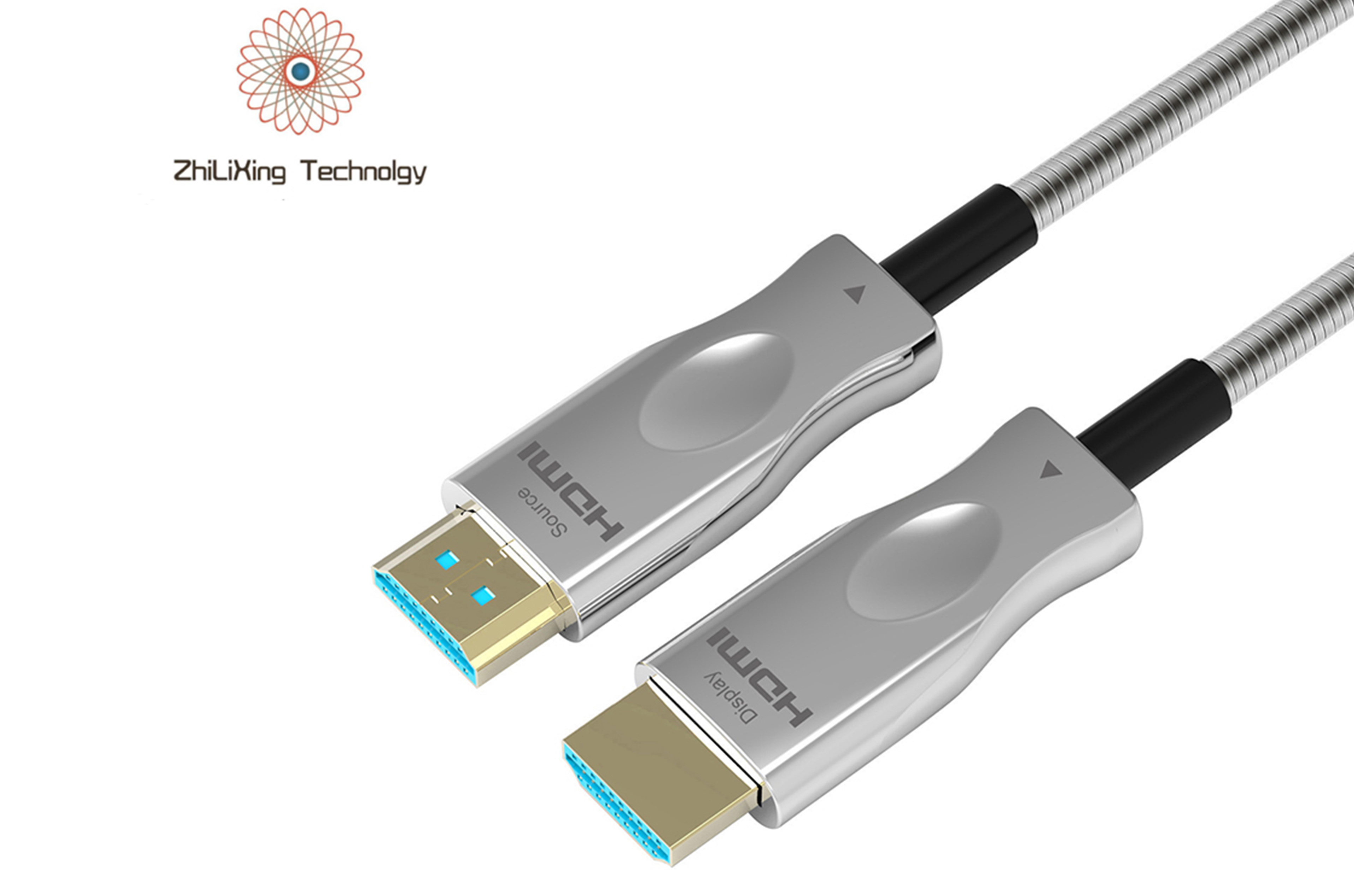 Bulk Fiber Optic HDMI 2.1 Cable Ultra HD 4K 60Hz Customized Mobile Video HDMI Cable For Phone TV Computer PC