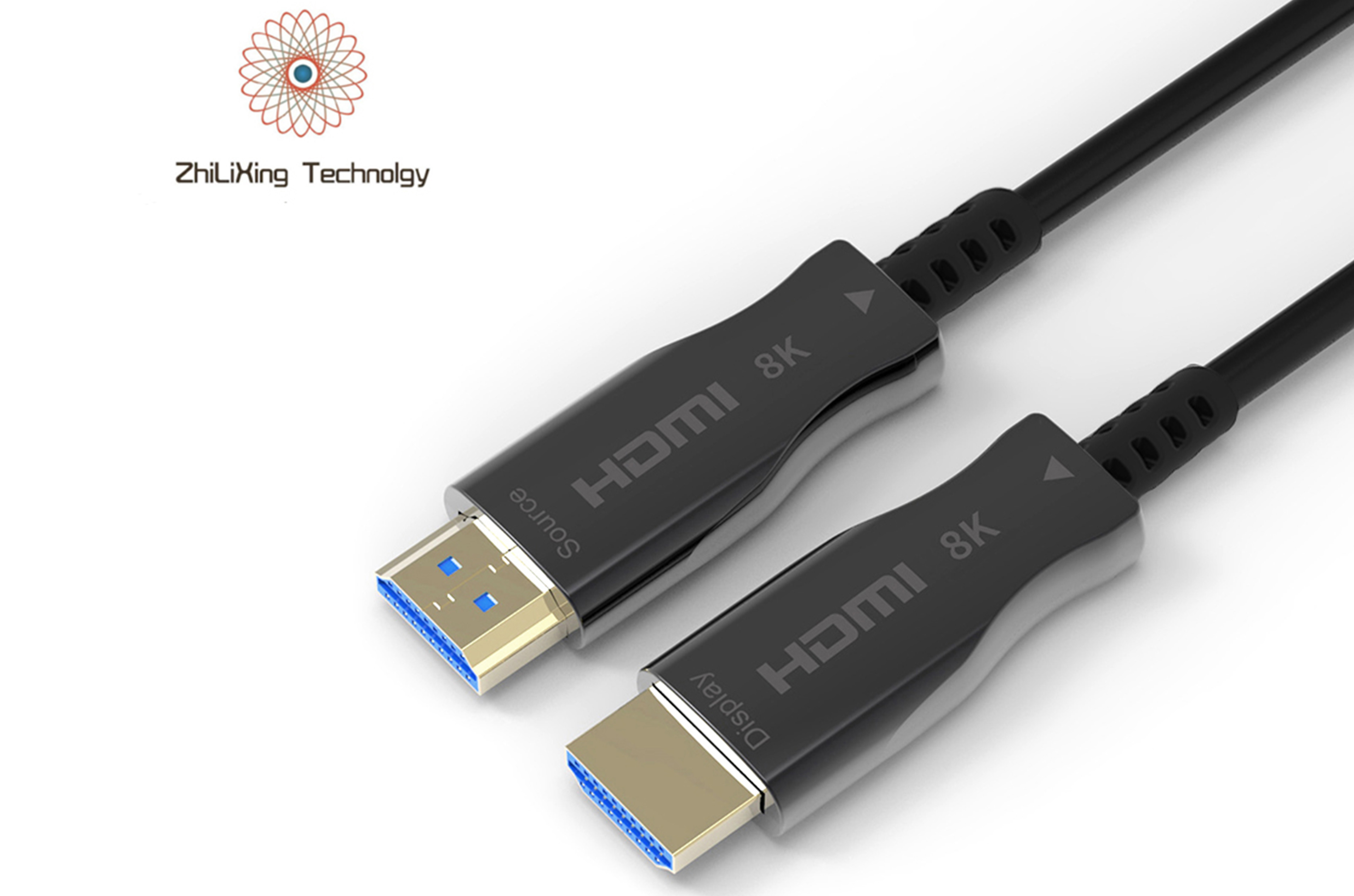 Optical Fiber HDMI 2.1 Ultra High Speed Cable for PS5/PS4 UHD TV & Home Theater-8K@60Hz/4K@120Hz PVC Jacket 10m Length