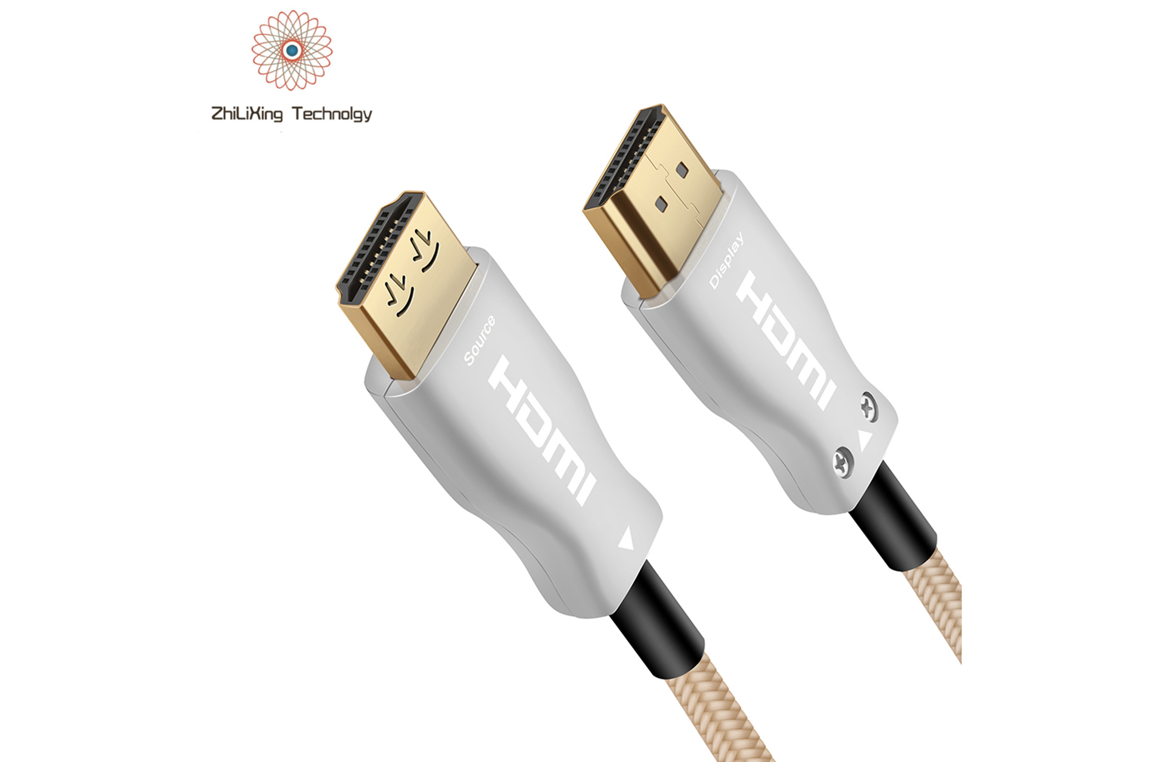 OEM 4K Optical HDMI Cable 20 meters Rated 18Gpbs High Speed Fiber HDMI Cable Supports 4K@60Hz HDR ARC HDCP 2.2 4K HDMI 2.0 Cable