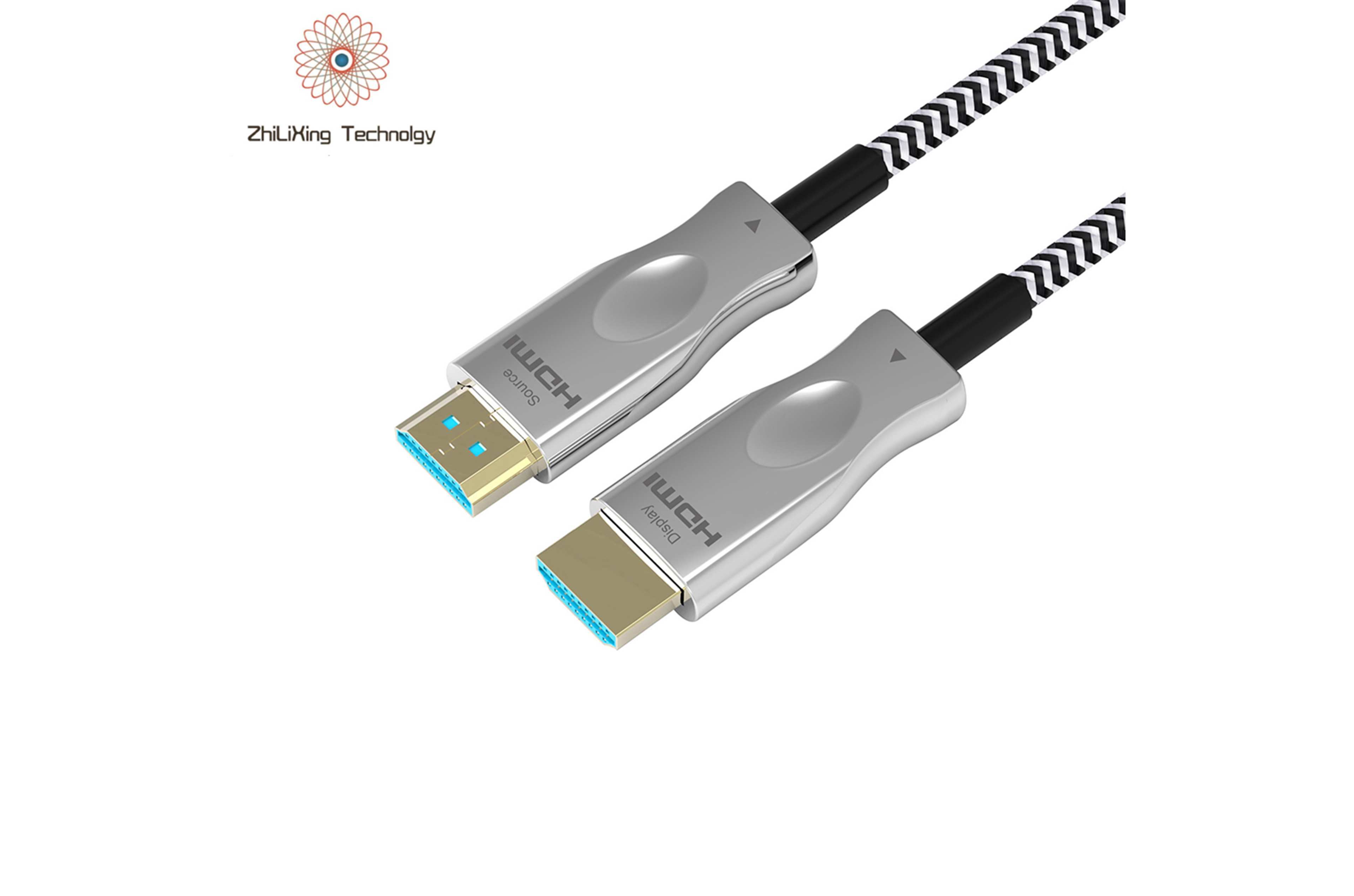 HDMI 2.0 standard 100m Maximum Length HDMI 4K Pure Fiber Cable from Gold Cable Factory