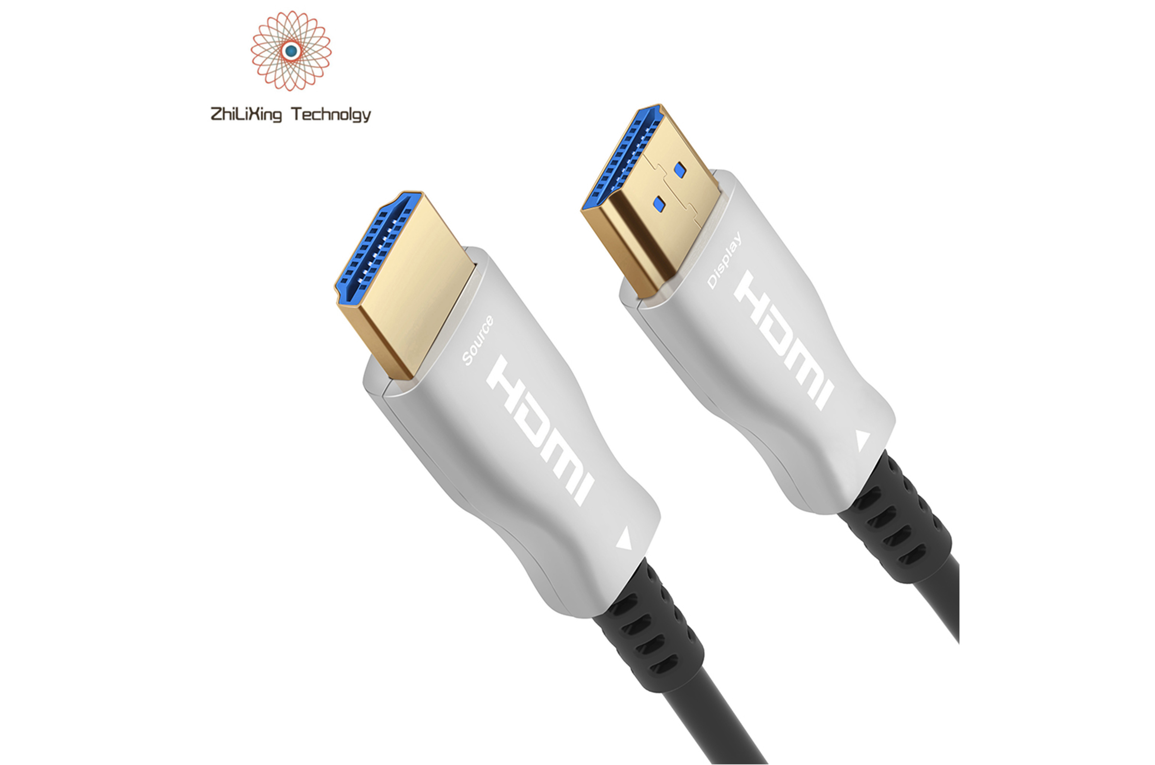 High Speed Male To Male HDMI 5m 10m 15m 50m 100m 4k HDMI 2.0 Fiber Optic Cable For HDTV Computer Camera