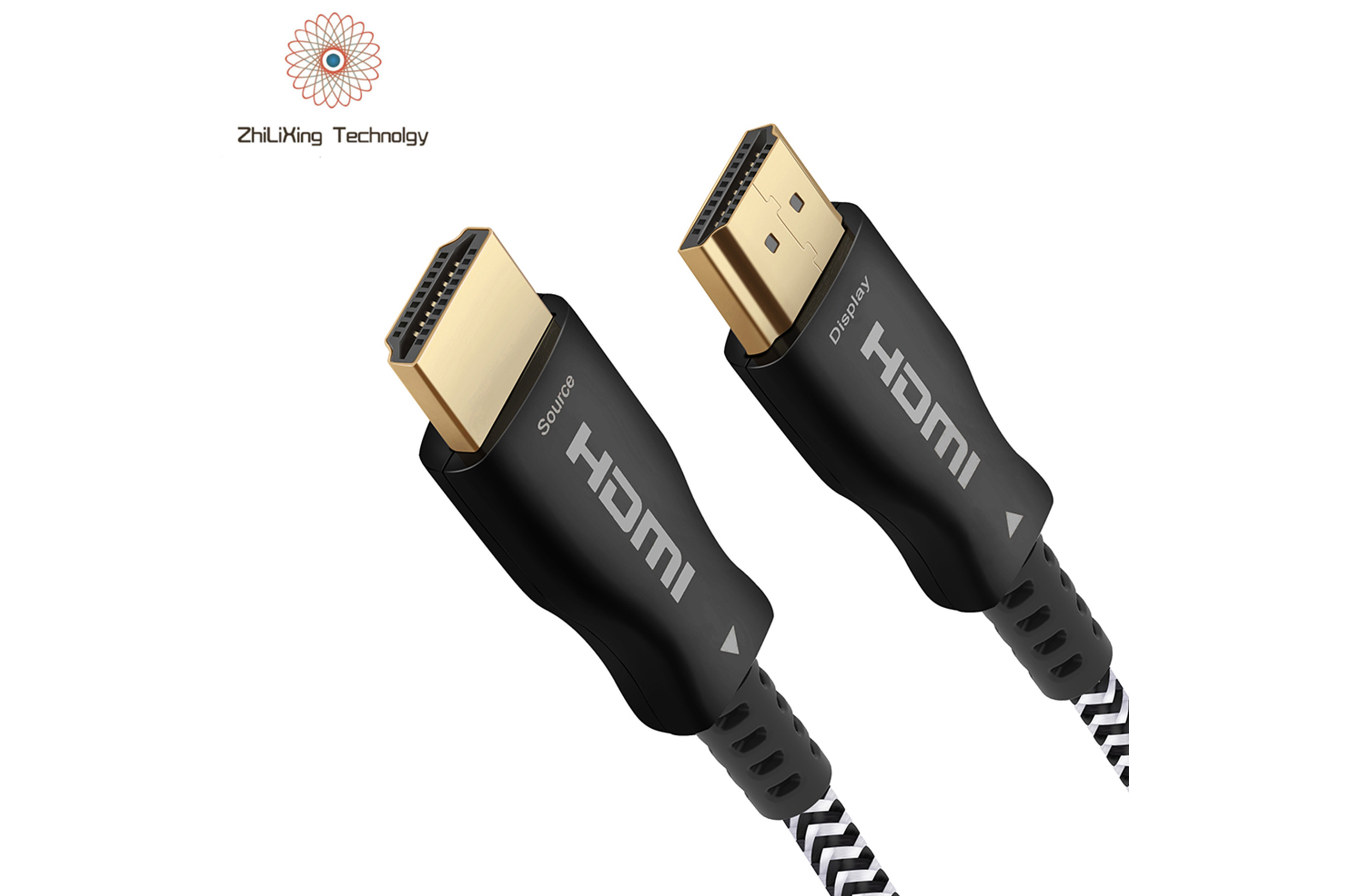 Manufactory Direct Custom High Quality 20m 4K 8K 60HZ 18.2Gbps Fiber Optic HDMI To HDMI 2.0 Cable