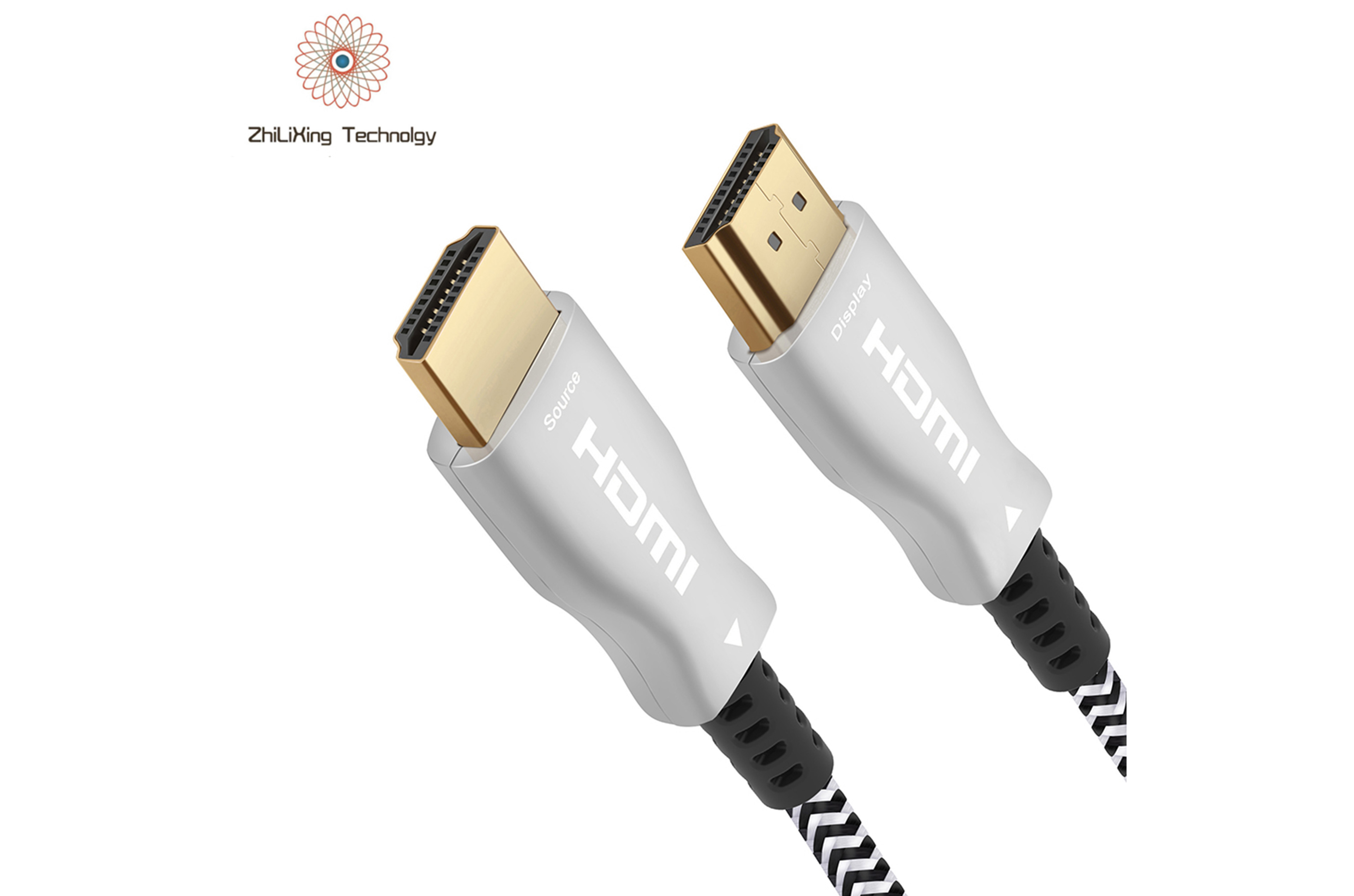 HDMI 2.0 standard 100m Maximum Length HDMI 4K Pure Fiber Cable from Gold Cable Factory