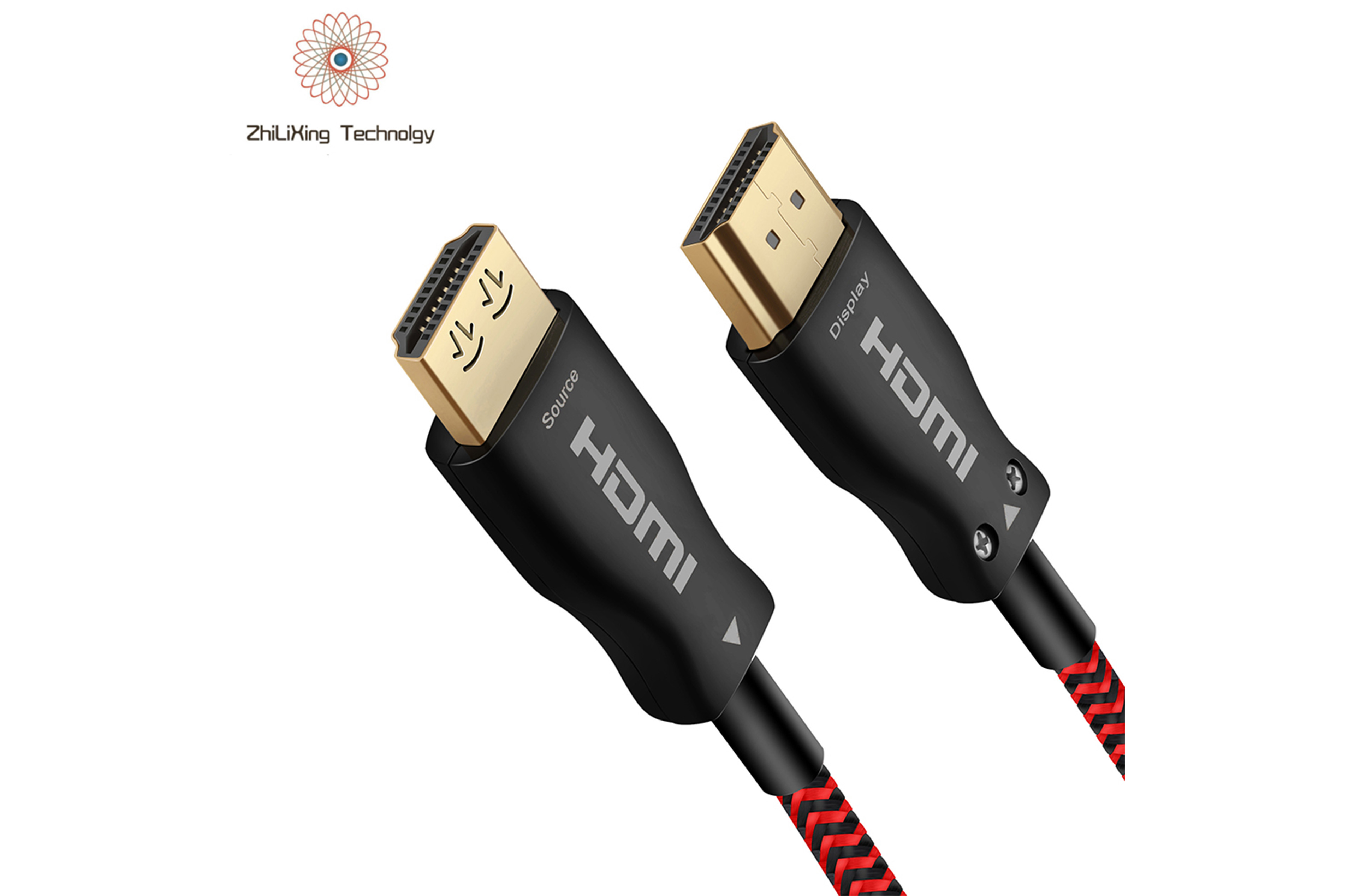 5 Meters HDMI Active Optical Fiber 2.0 Cable Silver Zinc Alloy shell 4K 60Hz 18Gbps AOCcable