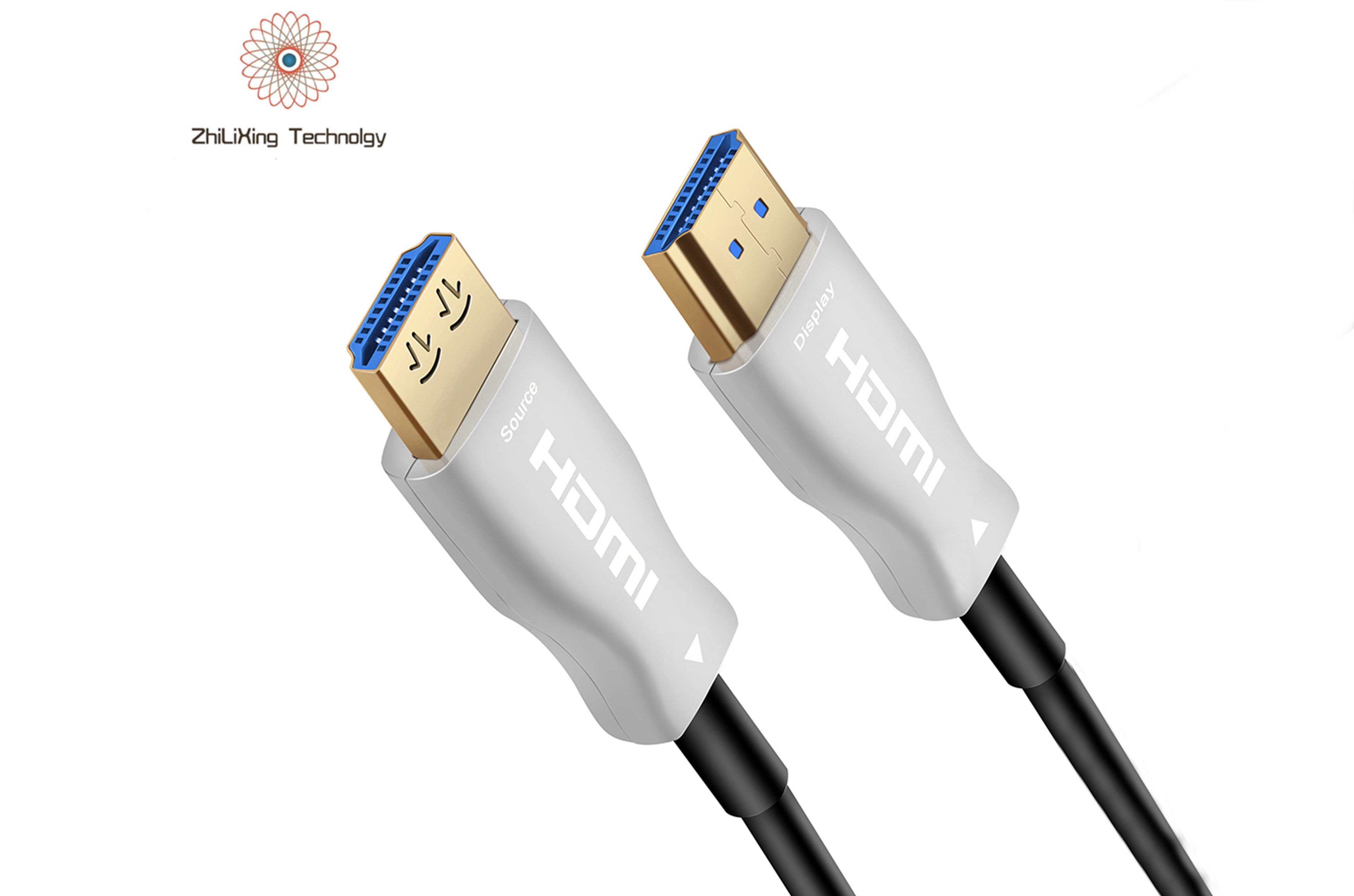 4K fiber optic HDMI2.0 cable,high speed HDMI cable,18Gbps 4K@60Hz directional active cable